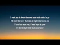 Chris Stapleton - Weight Of Your World (Lyrics)