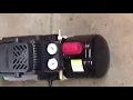 Husky 2 Gallon Air Compressor Running Noise Test