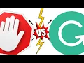 ADBLOCK KILLS GRAMMARLY