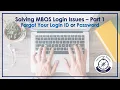 Solving MBOS Login Issues Part 1