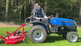 Mowing Grass with Solis 26 in Dolenjska [Slovenia]