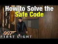 007 First Light How to Locate and OPEN THE SAFE Combination