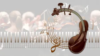 بيانو قانون كمان موسيقى هادئة 