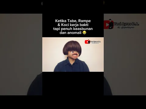 Ketika Tabe, Rampe & Koci kerja bakti tapi penuh keasbunan dan anomali 😭 WKW #shorts