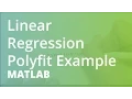 MATLAB Linear Regression Polyfit Example