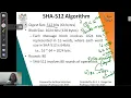 4 6 1 SHA 512 Algorithm Part - 1