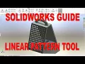 Solidworks Beginner Tutorial - Linear Pattern Tool
