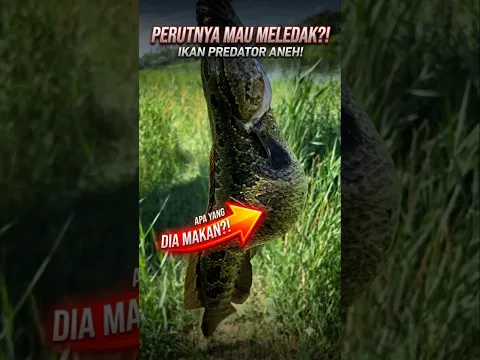 Niatnya Mancing Malah Kaget! Ikan Channa Ini Punya Perut Sebesar Bola? | #shorts #fishing #funny