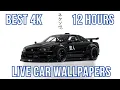 12 Hours Black Nissan GT-R R34 4K Live Wallpaper for PC Wallpaper Engine