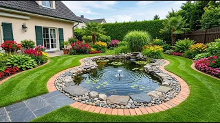 How to Build a Stunning Rock Pond & Fountain Feature