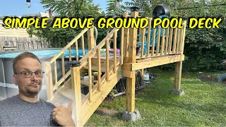 How to build an Above Ground Pool Deck