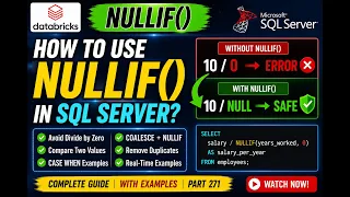 22 NULLIF Function in SQL Server PART 22