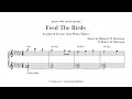 Feed The Birds (Mary Poppins) - kno piano music - Sheet music transcription
