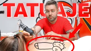 ENGAÑE A MI HERMANA CON UN TATUAJE... CASI ME MATA! 😱😂