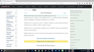 Difference between synchronized and volatile keyword in Java javapedia net