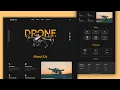 Build A Responsive Drone Website using HTML CSS and JavaScript