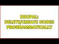 Drupal nodes programmatically