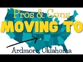 Pros Cons of Moving to Ardmore Oklahoma