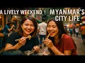 Lagu A Lively Weekend in Yangon 🇲🇲 | Myanmar’s City Life