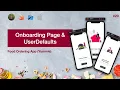 20 Saving User Onboarding Status with UserDefaults Swift 5 XCode 12