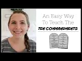 TEACHING KIDS THE 10 COMMANDMENTS