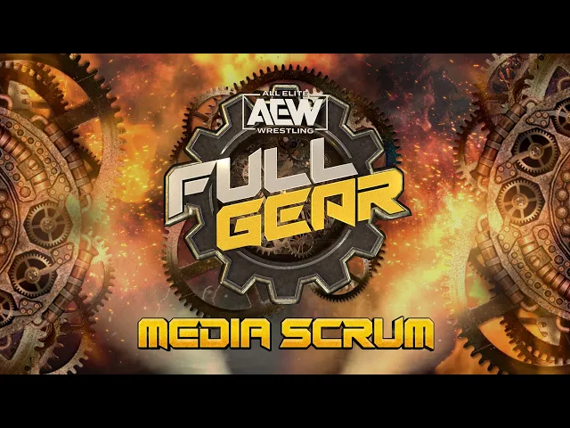 AEW Full Gear Media Scrum
