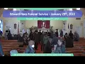 Edward Hoes Funeral Service - 2022
