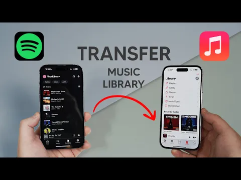 Download MP3 (Free!) How To Transfer Music Library on iPhone - Spotify, Apple Music, Amazon Music…