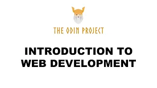 Introduction to Web Development - Foundations