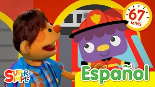 Vienen Los Bomberos Y Más | Canciones Infantiles | Super Simple Español