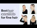 The Best Hair Extensions For Fine Hair Sitting Pretty