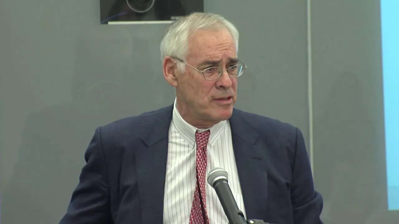 Richard Danzig speaks at the ASG launch of The World Turned Upside Down