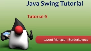 Java Swing Tutorial Layout Manager BorderLayout