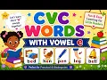 CVC Words with Short E Sound Learn to Read in Minutes