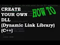 How-To Create And Use A DLL Dynamic Link Library with C MSVC Visual Studio 2019 Walkthrough