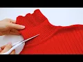 Lagu Tight Turtleneck? 4 Easy Ways To Transform It In 5 Minutes (No Sewing Machine!)