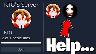 My ROBLOX PRIVATE SERVER is HAUNTED