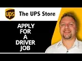 How To Apply for UPS Driver Job UPS Tutorial 2026