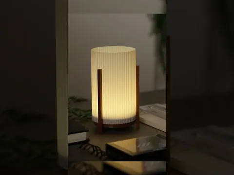 DIY Cozy Pillar Desk Lamp #3dprinting #diy #howto #electronics