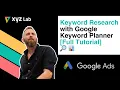 Keyword Research with Google Keyword Planner Full Tutorial