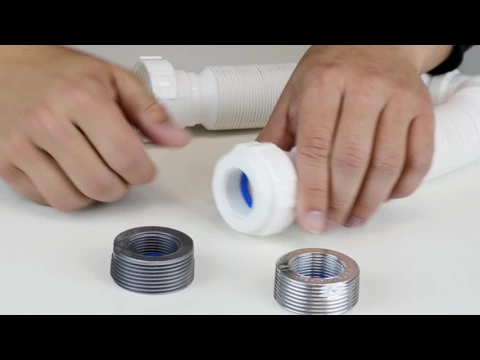 Vídeo - Sifão Extensível Universal Longo 1,5 Metros (Blukit Branco) Video do produto Vídeo - Sifão Extensível Universal Longo 1,5 Metros (Blukit Branco)