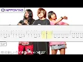 【Bass TAB】〚ヤバイTシャツ屋さん 〛あつまれ！パーティーピーポー ベース tab譜