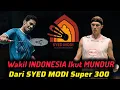 PEMAIN YANG MUNDUR DARI TURNAMEN SYED MODI 2025 SUPER 300, ADA WAKIL INDONESIA HINGGA VIKTOR AXELSEN