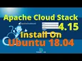 How To Install Apache Cloud Stack Management Server On Ubuntu 18 04