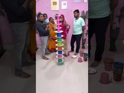 Building mug Tower 🗼| Wait for end 🤣😜😲😂🤪 #shorts