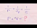 Can You Solve Find p q