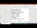 part 3 Python Data Types