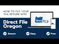 How to File Your Tax Return with Direct File Oregon