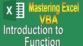 Excel VBA Programming Basics Tutorial 15 Introduction to Functions and Optional Arguments