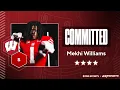 WATCH 4-star S Mekhi Williams Commits to Wisconsin No 1 Safety in FL